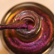Load image into Gallery viewer, Multichrome Shade Shifter Multi-Color Shifting Polish: Custom-Blended Glitter Nail Polish / Indie Lacquer - Palm Breeze - FREE U.S. SHIPPING