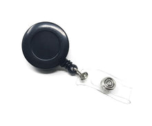 Load image into Gallery viewer, Badge Reel Holder for Men, Personalized Retractable ID Badge Reel, Snake Skin ID Holder, name badge holder for man, ID badge holder clip