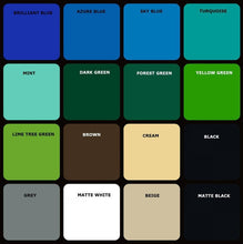 Load image into Gallery viewer, Thin blue line flag decal, police flag, police, deputy, blue lives matter, law enforcement, police sticker deputy wife police officer gift