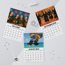 Load image into Gallery viewer, Fun Nuns Calendar 2026 Featuring 12 Different Images, Funny Gift for White Elephant, Humorous Catholic Present, Spiral Wall Calendar