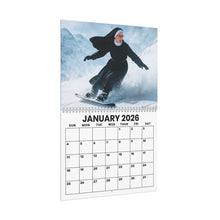 Load image into Gallery viewer, Fun Nuns Calendar 2026 Featuring 12 Different Images, Funny Gift for White Elephant, Humorous Catholic Present, Spiral Wall Calendar