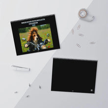 Load image into Gallery viewer, Biker Dogs with Mullets 2026 Wall Calendar: Funny Dog Lover Gift