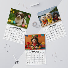 Load image into Gallery viewer, Havanese Dog Calendar 2026 Featuring 12 Different Havanese Dogs, Gift for Havanese Owner, New Dog Mom, Spiral Wall Calendar