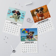 Load image into Gallery viewer, Havanese Dog Calendar 2026 Featuring 12 Different Havanese Dogs, Gift for Havanese Owner, New Dog Mom, Spiral Wall Calendar