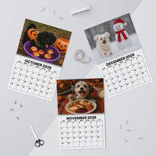 Load image into Gallery viewer, Havanese Dog Calendar 2026 Featuring 12 Different Havanese Dogs, Gift for Havanese Owner, New Dog Mom, Spiral Wall Calendar