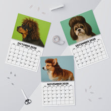 Load image into Gallery viewer, Funny Dogs with Mullets 2026 Wall Calendar - Dog Lover Gift