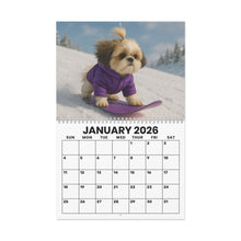 Load image into Gallery viewer, Shih Tzu Dog Calendar 2026 Featuring 12 Different Shih Tzu Dogs, Gift for Shih Tzu Owner, New Dog Mom, Spiral Wall Calendar