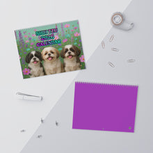 Load image into Gallery viewer, Shih Tzu Dog Calendar 2026 Featuring 12 Different Shih Tzu Dogs, Gift for Shih Tzu Owner, New Dog Mom, Spiral Wall Calendar