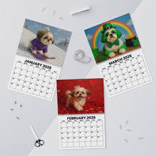 Load image into Gallery viewer, Shih Tzu Dog Calendar 2026 Featuring 12 Different Shih Tzu Dogs, Gift for Shih Tzu Owner, New Dog Mom, Spiral Wall Calendar