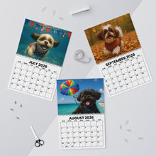 Load image into Gallery viewer, Shih Tzu Dog Calendar 2026 Featuring 12 Different Shih Tzu Dogs, Gift for Shih Tzu Owner, New Dog Mom, Spiral Wall Calendar