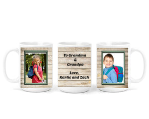 Photo Mug Coffee Mug Cup, Personalized Mug, Custom Cup, Gift for Mom, Grandma Gift, Custom Photo Gift, Photo Cup, Gift from Grandkids