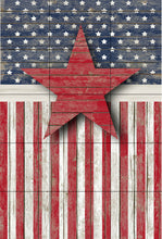 Load image into Gallery viewer, Patriotic Garden Flag Personalized, Stars and Stripes Garden Flag, Red White and Blue Flag, Holiday Yard Flag, American Flag Decor