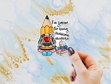 Load image into Gallery viewer, Gnome Teacher Sticker, Gnome for Having Awesome Students Sticker, Sticker for Teachers, Student, School Sticker, Gift for Teachers, Pencil