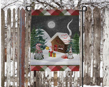 Load image into Gallery viewer, Christmas Gnomes Personalized Garden Flag, Holiday Garden Flag, Outdoor Christmas Decoration, Custom Christmas Flag, Gnome Flag, Holiday