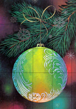 Load image into Gallery viewer, Christmas Ornament Garden Flag, Christmas Garden Flag, Personalized Christmas Flag, Ornament Garden Flag, Christmas Decoration, Custom Flag