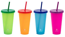 Load image into Gallery viewer, Custom Color Changing 24 oz. Tumblers, Thermal Tumbler with Name, Personalized Cup, Color Changing, Pool Cups, Summer Cup, Reusable Cup