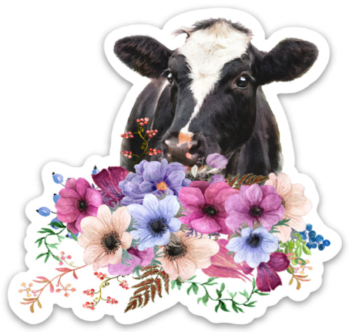 Copy of Goat Flowers Sticker, Goat Lover, Goat Gift, Laptop Sticker, Water Bottle, Goats, Goat Kid Sticker, Tumbler Sticker, Dairy Goat, 4-H