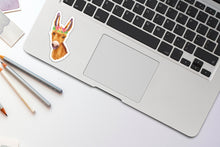 Load image into Gallery viewer, Donkey Floral Crown Sticker, Donkey Sticker, Donkey Sticker for Laptops, Cars, Water Bottles, Gift for Donkey Lovers, Donkey Lover Gift