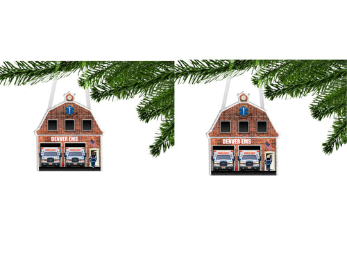 EMS Personalized Ornament, Choose Male or Female, EMS Ornament, Custom Ornament, EMS Gift, Ambulance Gift, First Responder, Rescue
