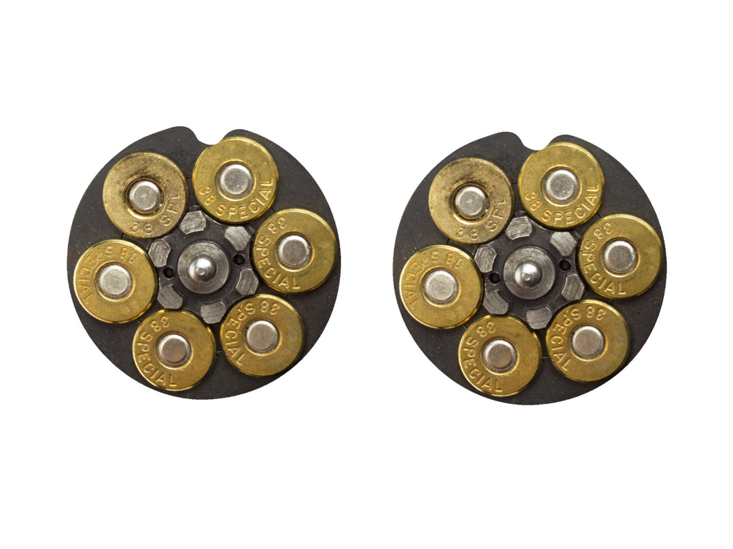 Gun Chamber Ceramic Car Coasters, Set of 2, Bullet Car Coaster, Sandstone Car Coaster, Car Coasters for Men, Hunting Coaster, Gun Gift