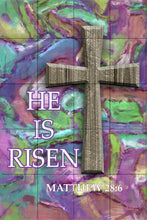 Load image into Gallery viewer, Easter He is Risen Garden Flag, Personalized, Name Garden Flag, Spring Flag, Yard Decor, Easter Yard Decoration, Christian Garden Flag