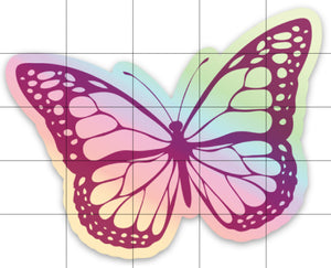 Butterfly Holographic Sticker, Butterflies, Laptop, Water Bottle Sticker, Butterfly Sticker, Holographic Tumbler Sticker, Butterfly Gift