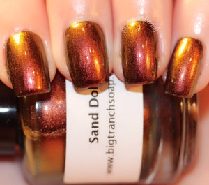 Multichrome (Sand Dollar) Multi-Color Shifting Polish: Custom-Blended Glitter Nail Polish / Indie Lacquer - FREE U.S. SHIPPING