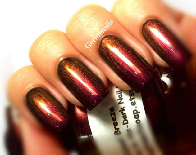 Multichrome Multi-Color Shifting Polish: Custom-Blended Glitter Nail Polish / Indie Lacquer - Island Breeze - FREE U.S. SHIPPING