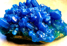 Load image into Gallery viewer, Sapphire Blue Geode Crystal Gemstone Rock Soap - Vanilla Bean - FREE U.S. SHIPPING - Gift for Man - Husband Gift - Rock Collector Gift