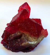 Load image into Gallery viewer, Ruby Red Geode Crystal Mineral Gemstone Rock Soap - Pomegranate Scented - FREE SHIPPING - Gift for Man, Husband - Co-worker Gift