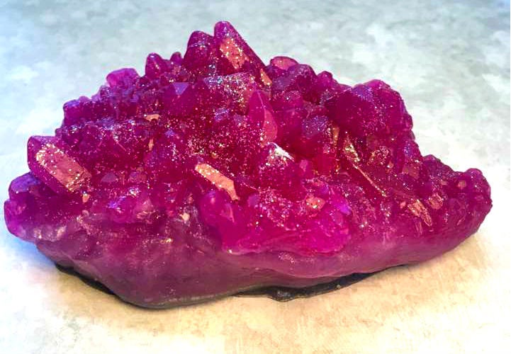 Amethyst Purple Geode Crystal Gemstone Rock Soap - Lavender Scented - FREE U.S. SHIPPING - Anniversary Gift - Wife, Woman, Girl, Sister, Mom