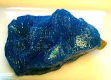 Load image into Gallery viewer, Sapphire Blue Geode Crystal Gemstone Rock Soap -  Vanilla Bean Scented - FREE U.S. SHIPPING - Gift for Man, Dad, Brother