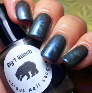 Magnetic Nail Polish - Blue - "Sapphire" - Magnet Included - FREE U.S. SHIPPING - Full Size 15ml Bottle