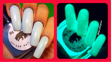 Load image into Gallery viewer, Glow-in-the-Dark Nail Polish - Blue Glows Blue - VENUS - FREE U.S. SHIPPING - Gift for Mom, Sister, Daughter, Friend, Woman