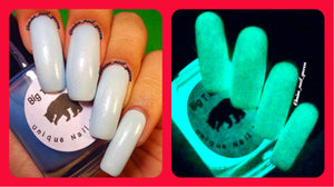 Glow-in-the-Dark Nail Polish - Blue Glows Blue - VENUS - FREE U.S. SHIPPING - Gift for Mom, Sister, Daughter, Friend, Woman