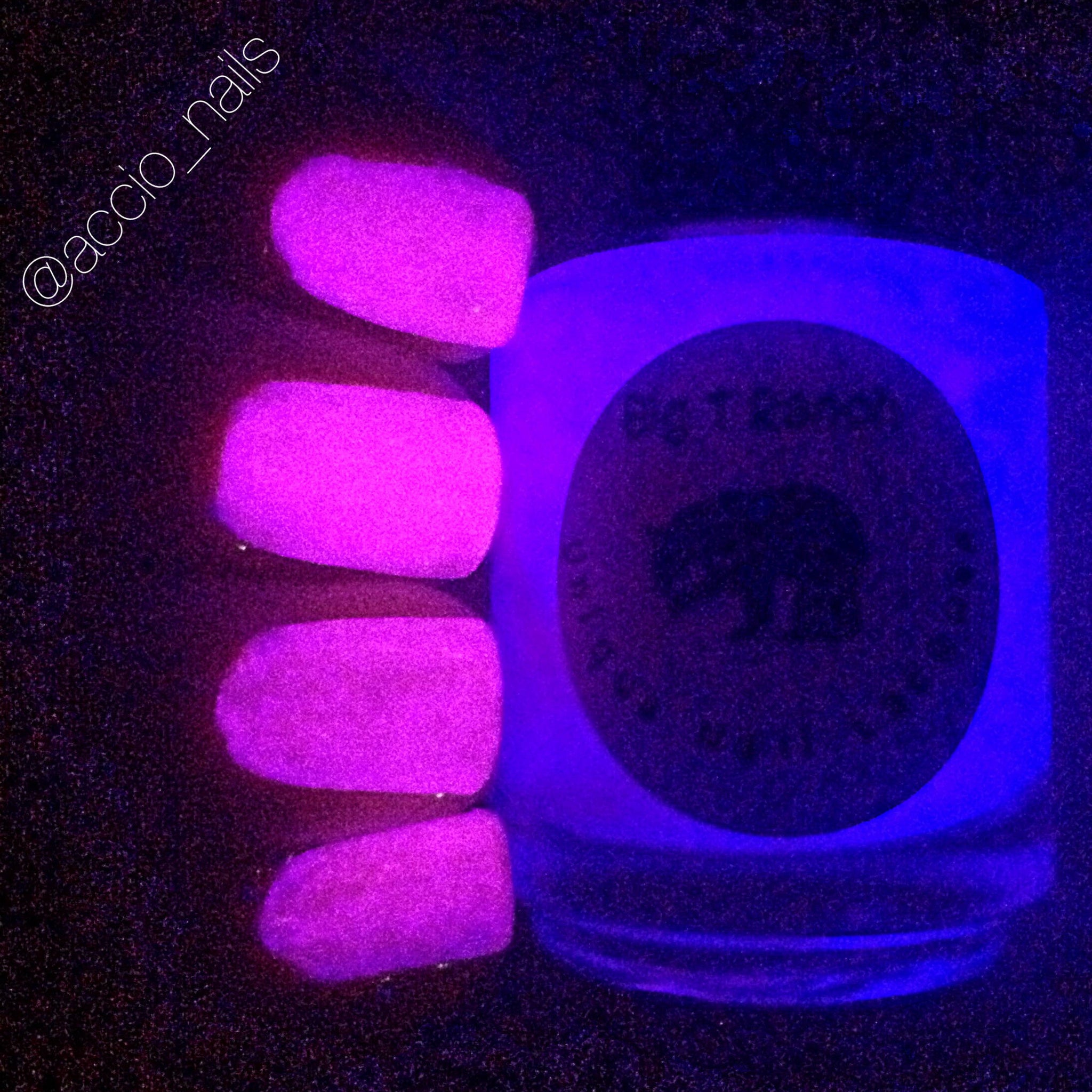 Glow-in-the-Dark Nail Polish, Rose Red, Glows Pink, Pink Moon, Custom  Blended, Glow Nails, FREE U.S. SHIPPING, Full Sized Bottle