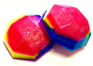 Unicorn Soap - Loofah Soap - Pomegranate Scented - FREE U.S. SHIPPING - Unicorn Party - Fantasy - Exfoliator - Pink, Purple, Yellow, Blue