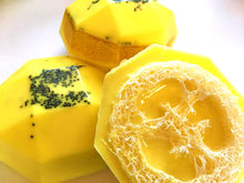 Load image into Gallery viewer, Soap for Mom - Loofah Soap - Lemon Poppy Seed Muffin - FREE U.S. SHIPPING - Loofah Sponge - Exfoliator - Gift for Woman