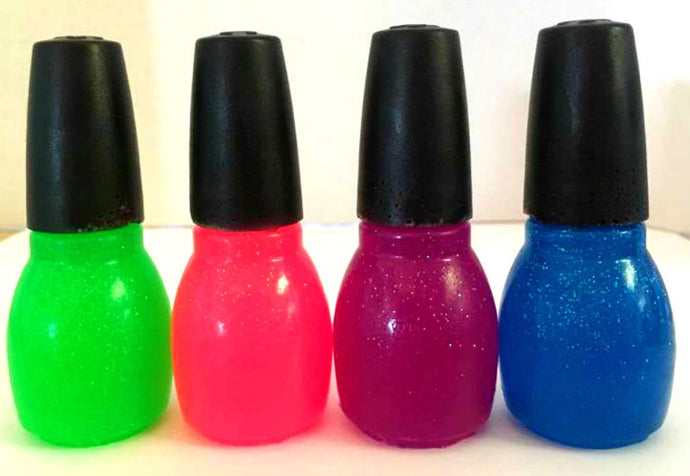Nail Polish Bottle Soap - Set of 4 - Makeup Soap, Beauty Soap, Party Favors, Gift for Daughter, Granddaughter - Free U.S. Shipping