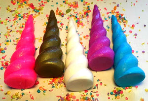 Unicorn - Unicorn Soap - Set of 3 - Free U.S. Shipping - Unicorn Horn - Unicorn Birthday - Party Favors - Gift for Girl - Soap for Kids