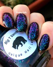 Load image into Gallery viewer, Multichrome Flakie Topcoat - Icelandic Glacier - Multi-Color Shifting Polish:Custom-Blended Glitter Nail Polish/Indie Lacquer