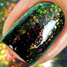 Load image into Gallery viewer, Multichrome Flakie Topcoat - Lake Geneva - Multi-Color Shifting Polish:Custom-Blended Glitter Nail Polish/Indie Lacquer