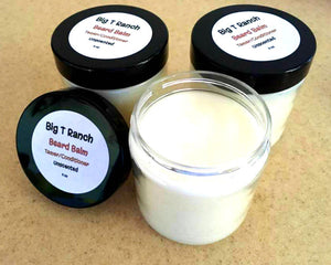 Beard Balm - Tamer - Conditioner - Men - Free U.S. Shipping - All Natural Leave In Conditioner - Unscented - 4 oz