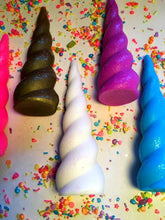 Load image into Gallery viewer, Unicorn - Unicorn Soap - Set of 3 - Free U.S. Shipping - Unicorn Horn - Unicorn Birthday - Party Favors - Gift for Girl - Soap for Kids