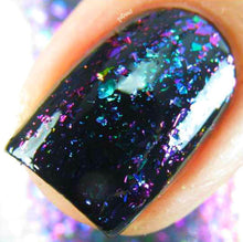 Load image into Gallery viewer, Multichrome Flakie Topcoat - Icelandic Glacier - Multi-Color Shifting Polish:Custom-Blended Glitter Nail Polish/Indie Lacquer