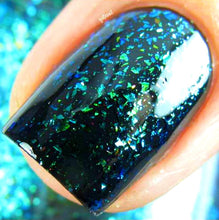 Load image into Gallery viewer, Multichrome Flakie Topcoat - Barcelona Sea - Multi-Color Shifting Polish:Custom-Blended Glitter Nail Polish/Indie Lacquer