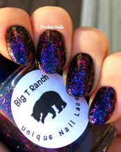 Load image into Gallery viewer, Multichrome Flakie Topcoat - When in Rome - Multi-Color Shifting Polish:Custom-Blended Glitter Nail Polish/Indie Lacquer