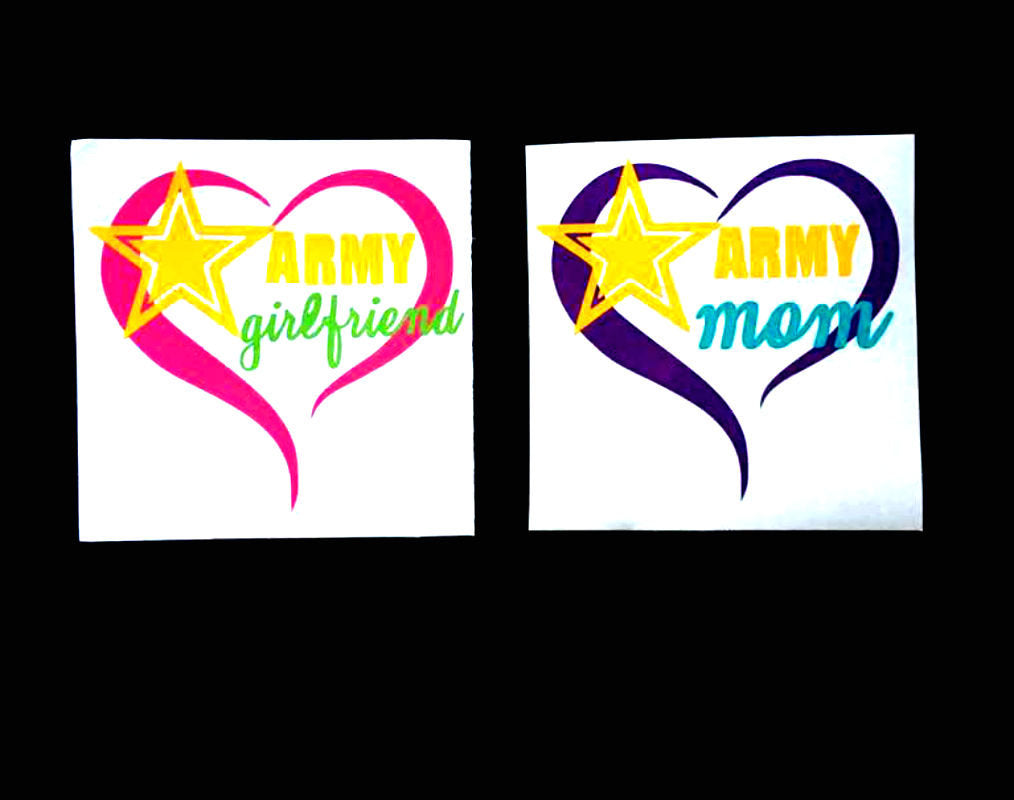 Army Wife Decal - Army Mom Decal - Military Decal - Military Spouse Yeti Cup Decal - Car Decal - Water Bottle Decal - Tumbler Sticker