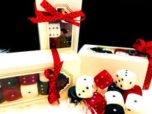 Load image into Gallery viewer, Dice Soap Boxed Set - Bunco - Gambling - Vegas - Free Shipping - Set of 10 - Bunco Party Favors - Cucumber Melon Scented