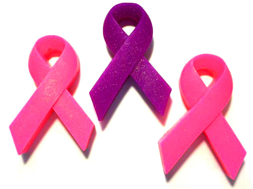 Breast Cancer or Lupus Awareness Pink Purple Ribbon Soap - Gift for Her - Pink Ribbon - Purple Ribbon - You Choose Color/Scent